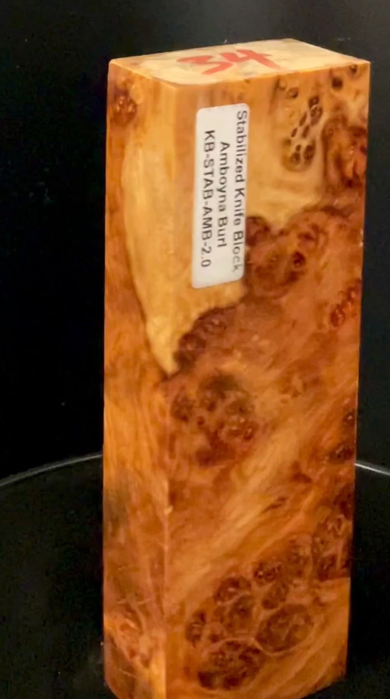 ON SALE - Stabilized Amboyna Burl