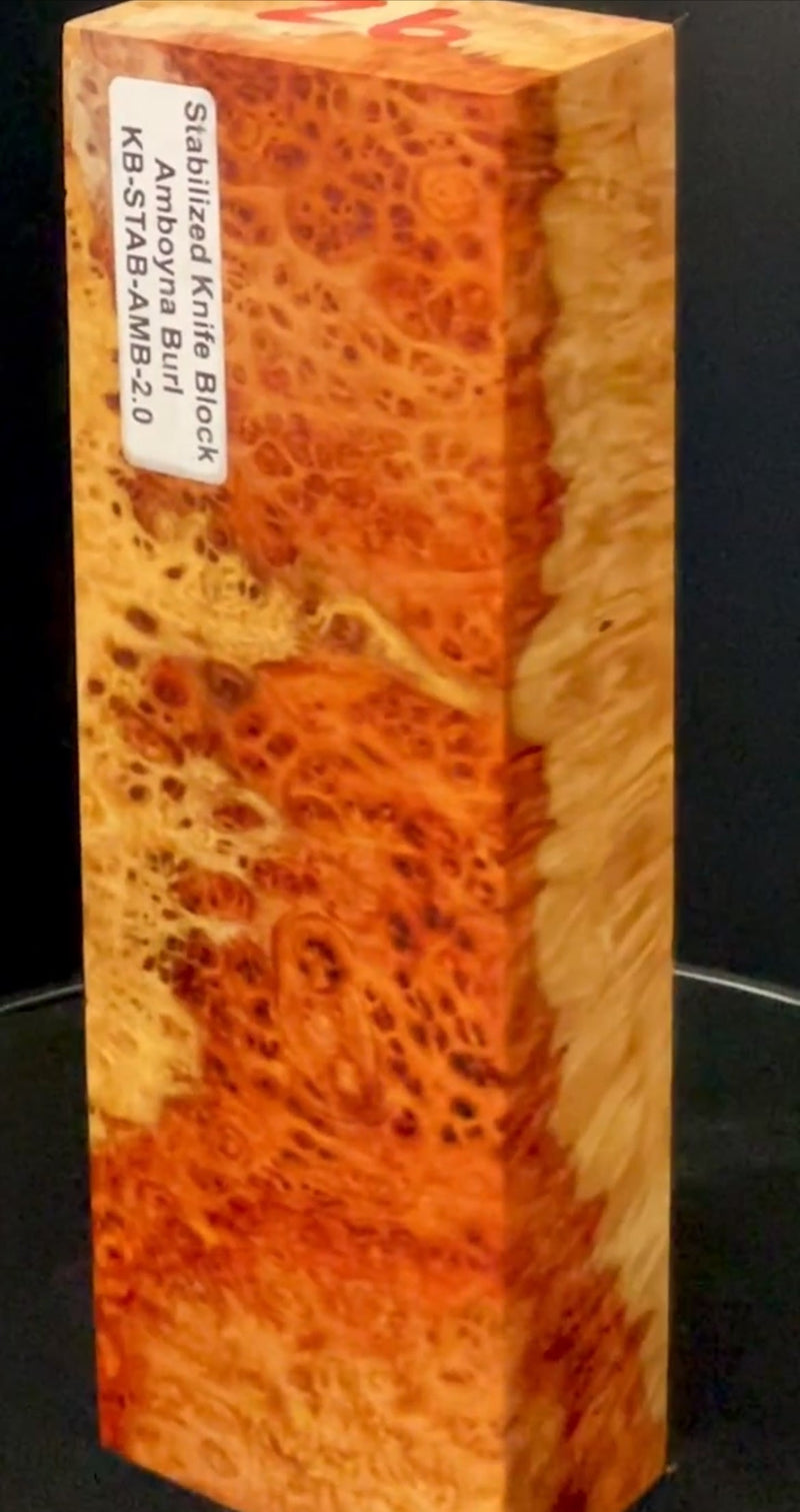 ON SALE - Stabilized Amboyna Burl