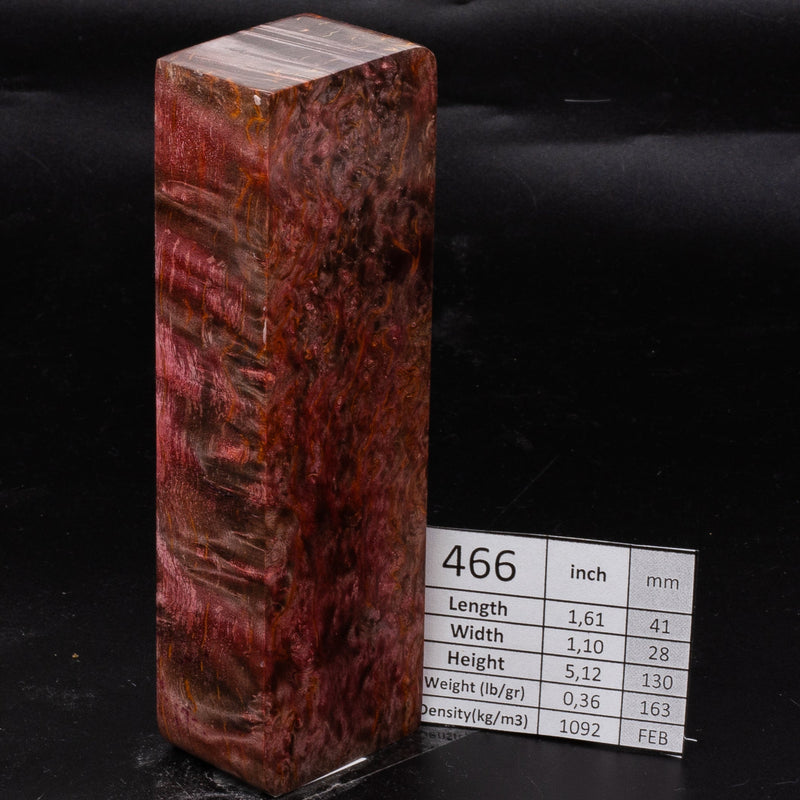 RED KARELIAN BIRCH by Oleg (Knife-Wood)