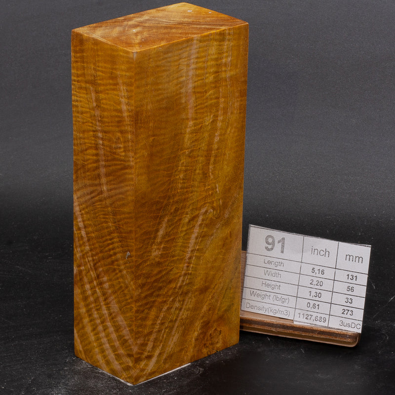 QUILTED Maple and Ash by Oleg (Knife-Wood)