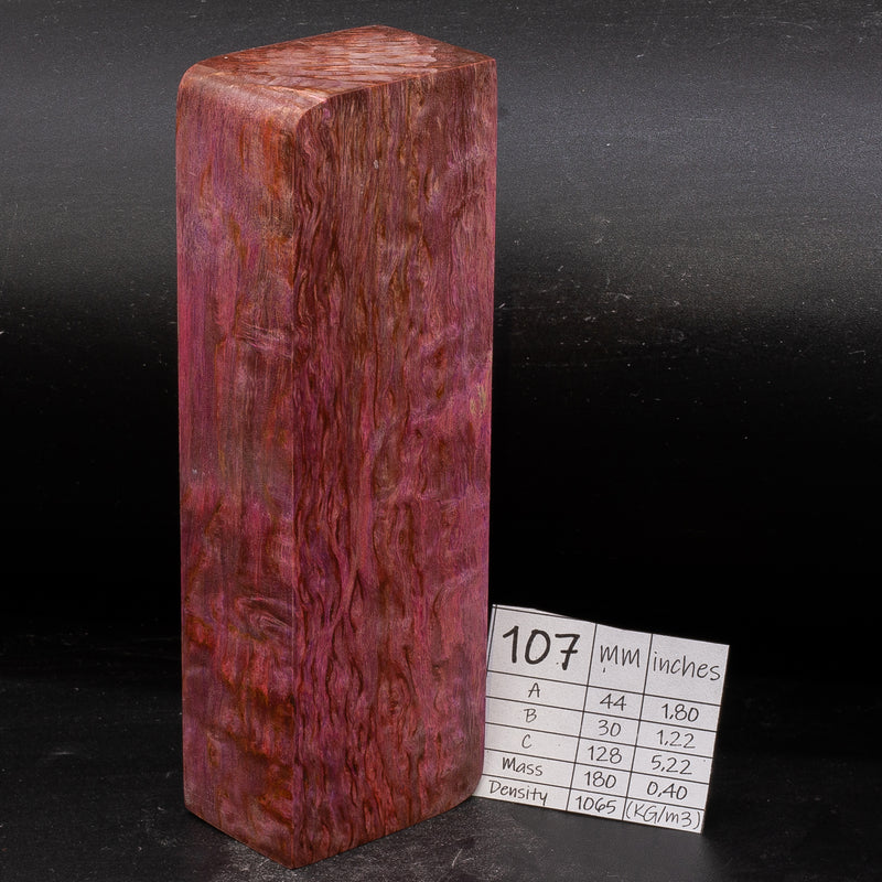 RED KARELIAN BIRCH by Oleg (Knife-Wood)