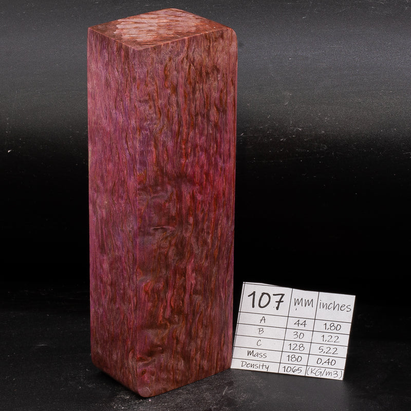 RED KARELIAN BIRCH by Oleg (Knife-Wood)