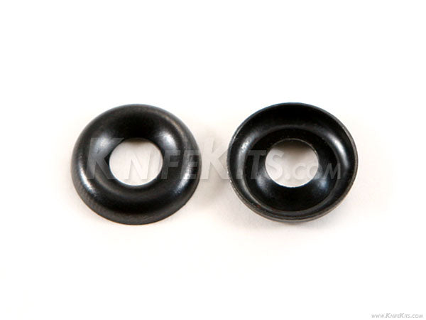 Finishing Washers - #8 - Countersunk - (Black Oxide) -25 pack