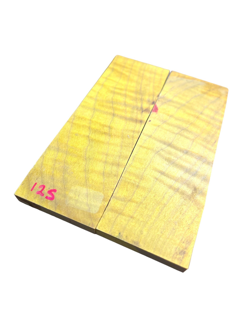 K&G Stabilized Scales - Yellow Curly Maple