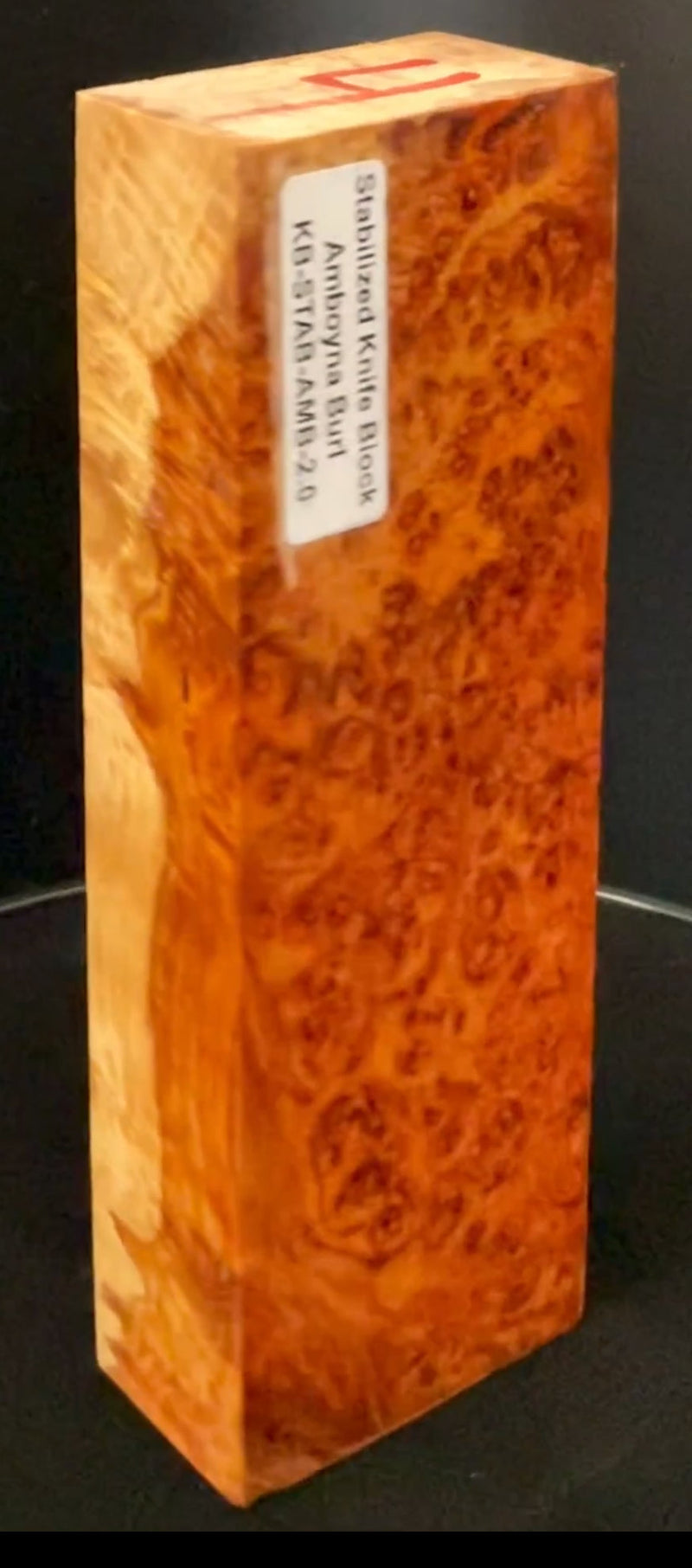 ON SALE - Stabilized Amboyna Burl