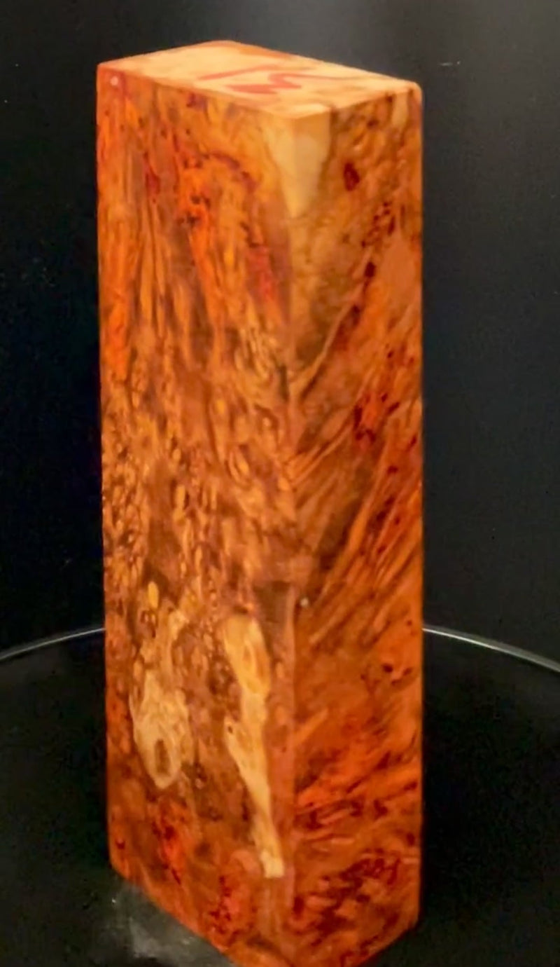 Stabilized Amboyna Burl