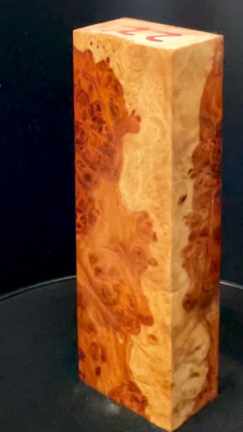 ON SALE - Stabilized Amboyna Burl