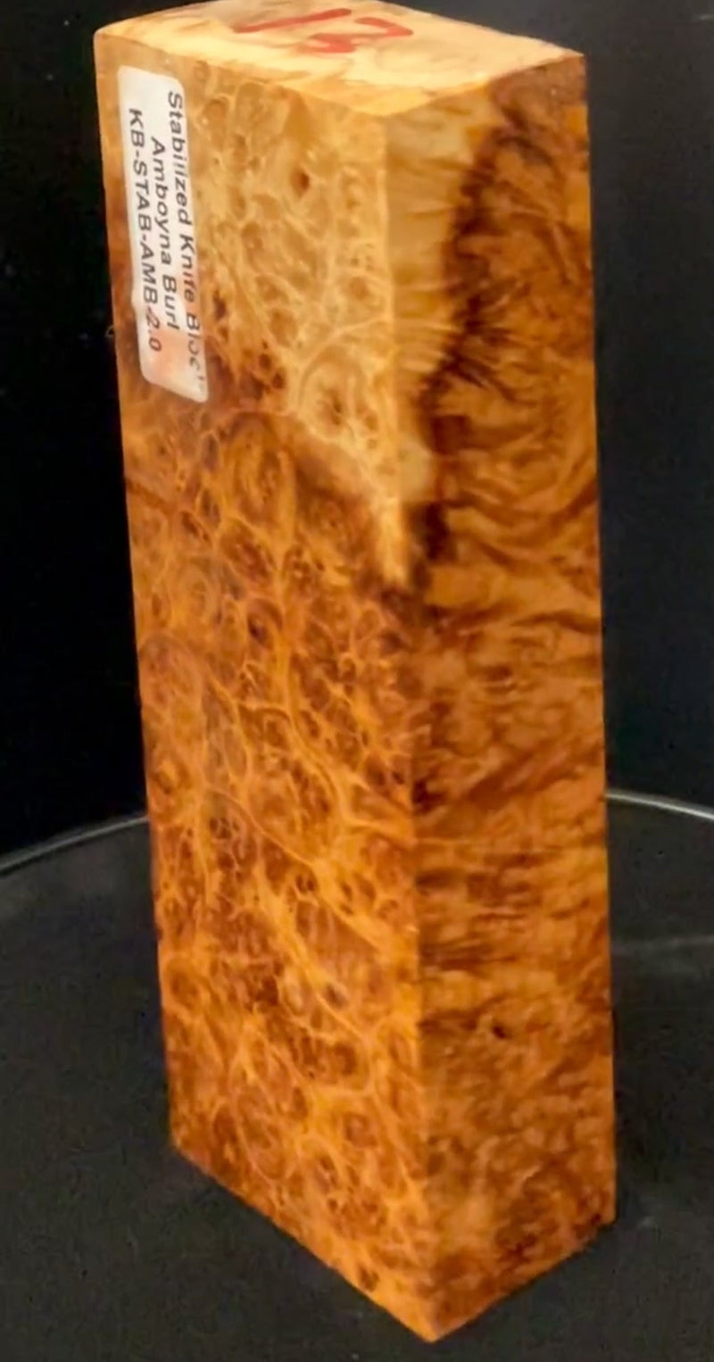 ON SALE - Stabilized Amboyna Burl