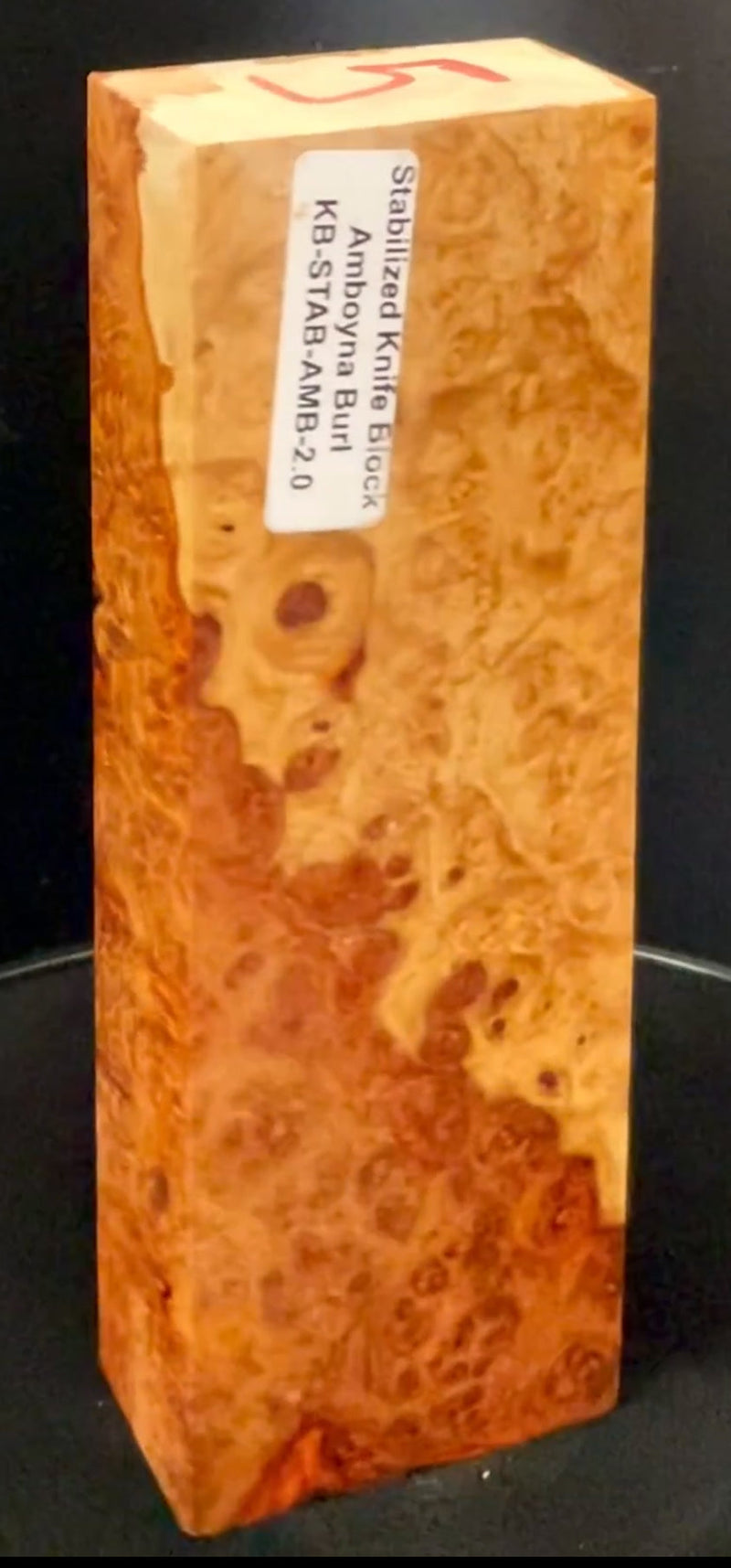 ON SALE - Stabilized Amboyna Burl