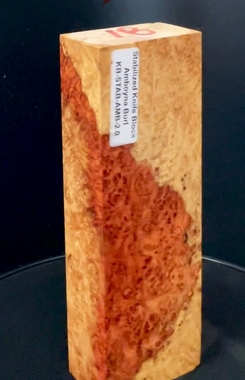 ON SALE - Stabilized Amboyna Burl