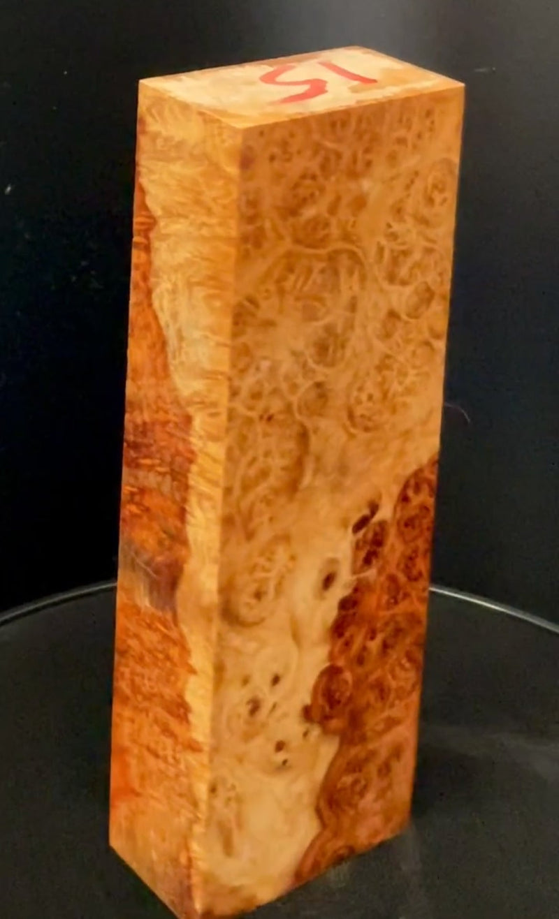 ON SALE - Stabilized Amboyna Burl