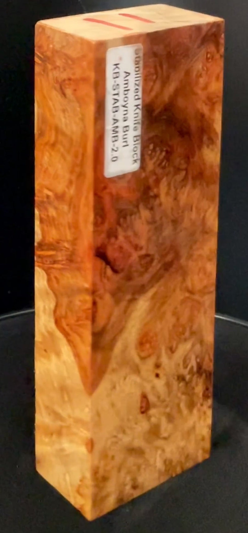 Stabilized Amboyna Burl