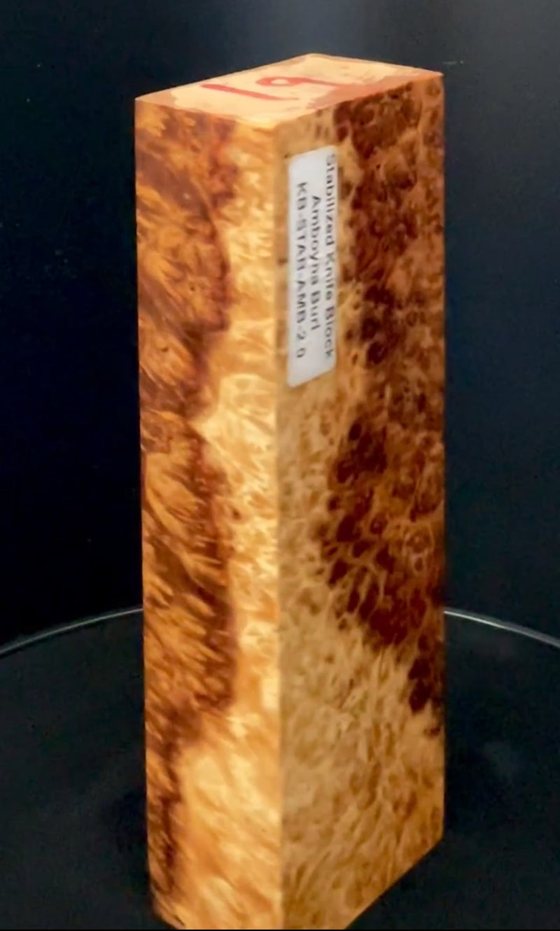 ON SALE - Stabilized Amboyna Burl