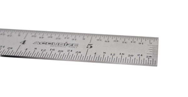 Rigid Steel Rules 4R, 6" x 3/4" width, 0.032" thickness