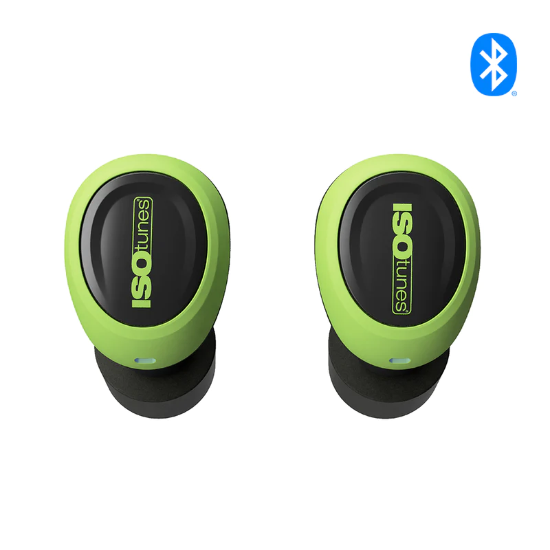 FREE 2.0 True Wireless Bluetooth Earbuds - Safety Green