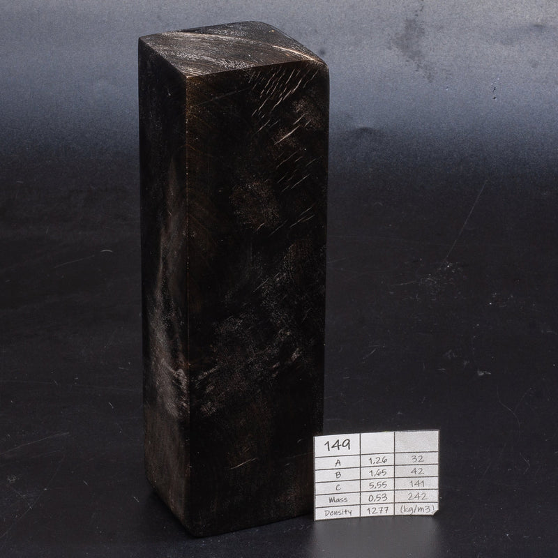 BLACK KARELIAN BIRCH by Oleg (Knife-Wood)