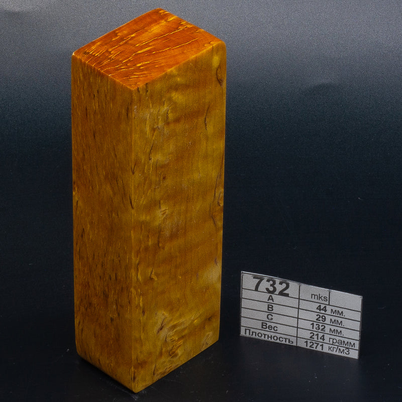 Yellow KARELIAN BIRCH by Oleg (Knife-Wood)