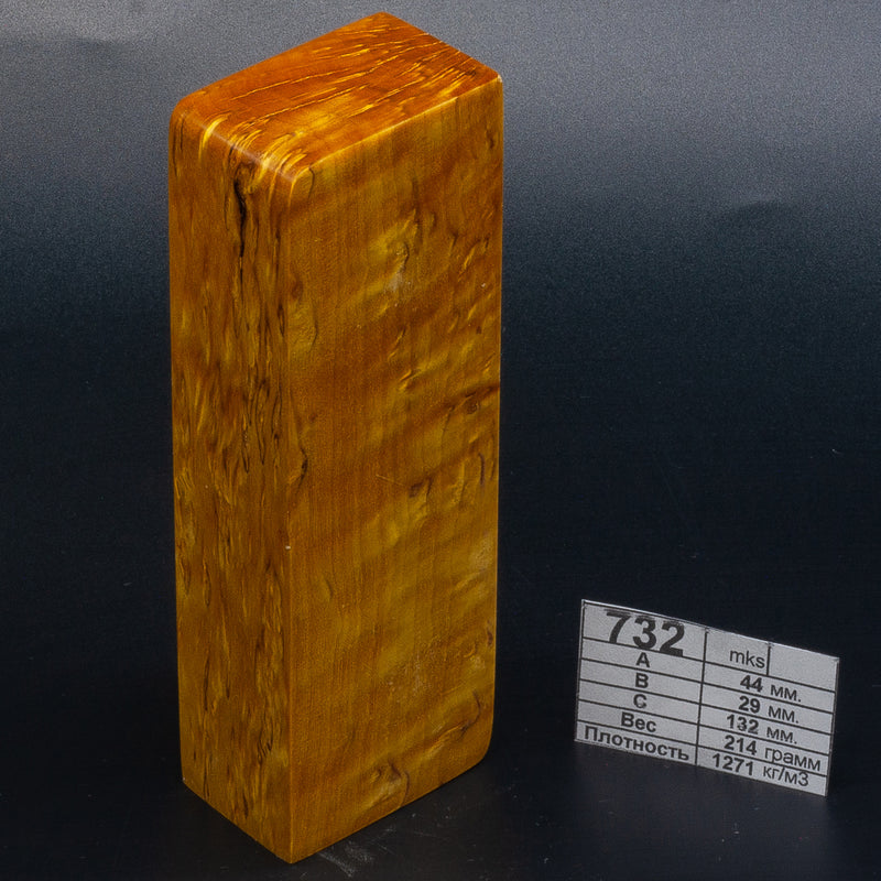 Yellow KARELIAN BIRCH by Oleg (Knife-Wood)