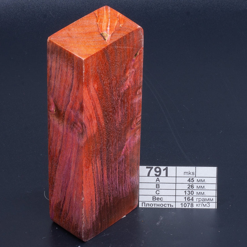 RED KARELIAN BIRCH by Oleg (Knife-Wood)