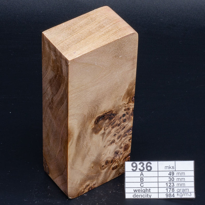 POPLAR, Pear and Plum Wood by Oleg (Knife-Wood) POPLAR Natural 936