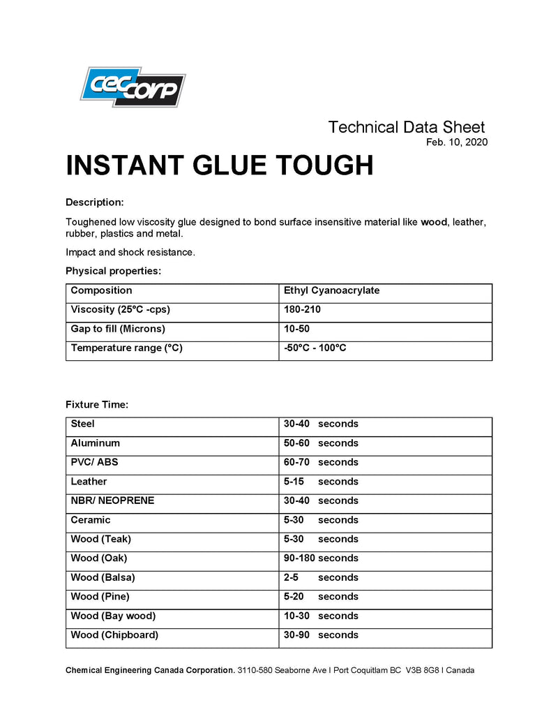 CEC Wood CA Glue