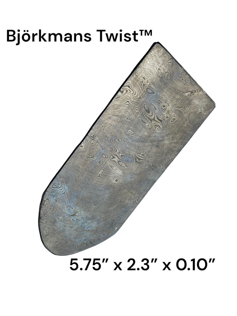 Damasteel® DS93X™ Martensitic Damascus Patterned Steel (Cut Offs)