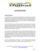 AAA QUENCH OIL - 1 Gallon