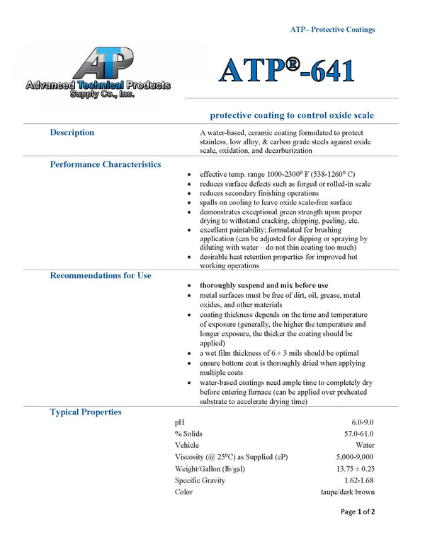 ATP 641 Anti Scale (1 Pint)