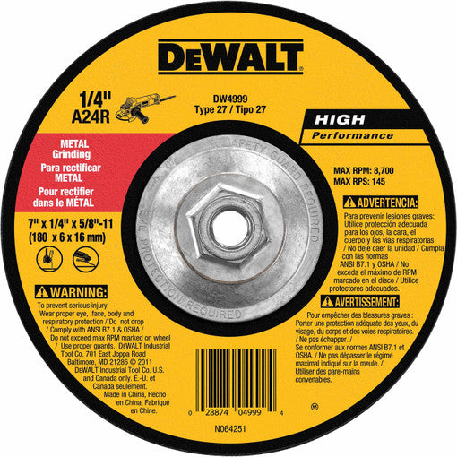 DeWALT Grinding discs