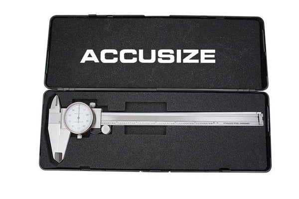 Dial Caliper, Stainless Steel, 4 Inch.